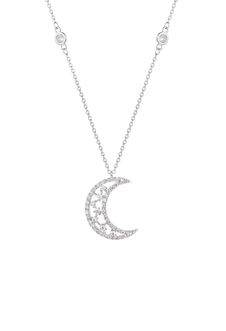 项链•魅力星月系列  Sparkling Moon Chain Necklace月亮项链