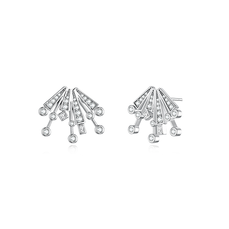 耳环•雪花系列 Snow stud earrings 雪花耳钉