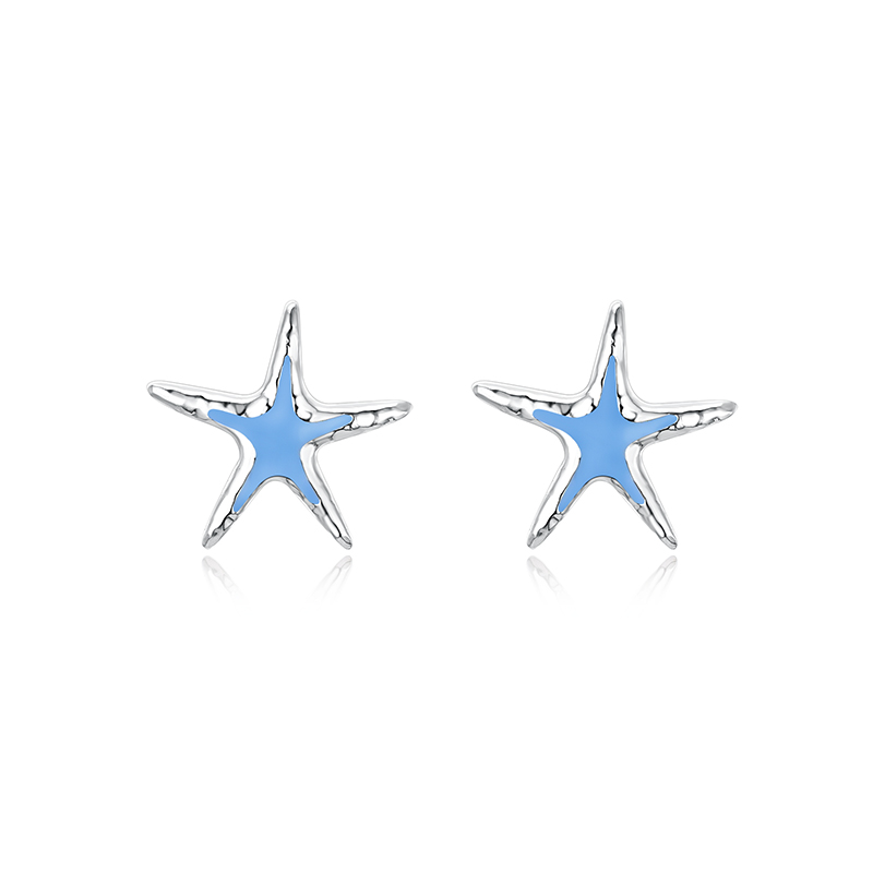 耳环•海岛系列 Starfish stud earrings 海星耳钉