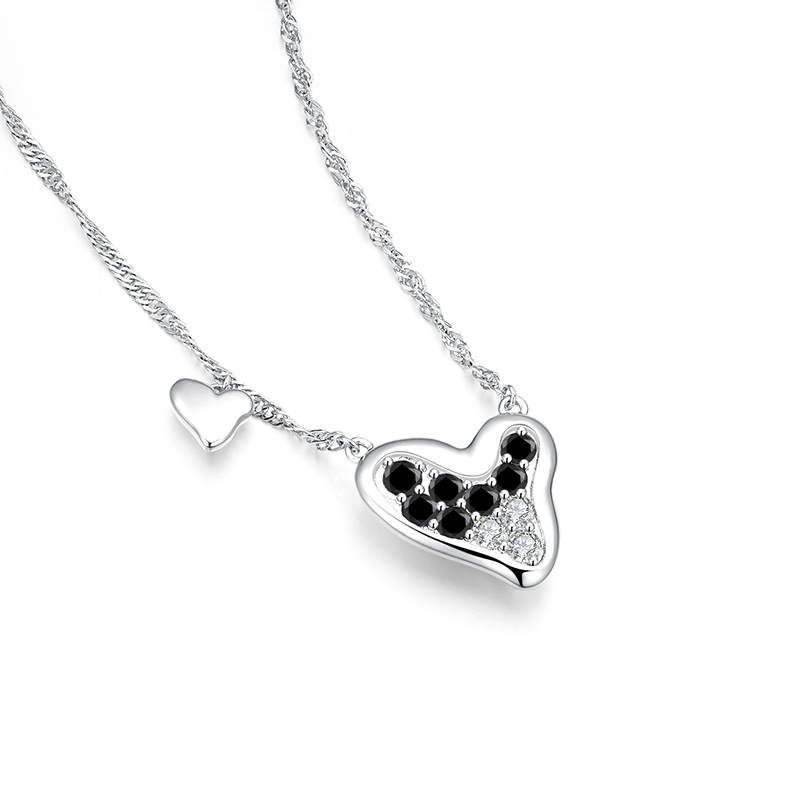 项链•暗夜系列 Night Love necklace 暗夜爱心项链