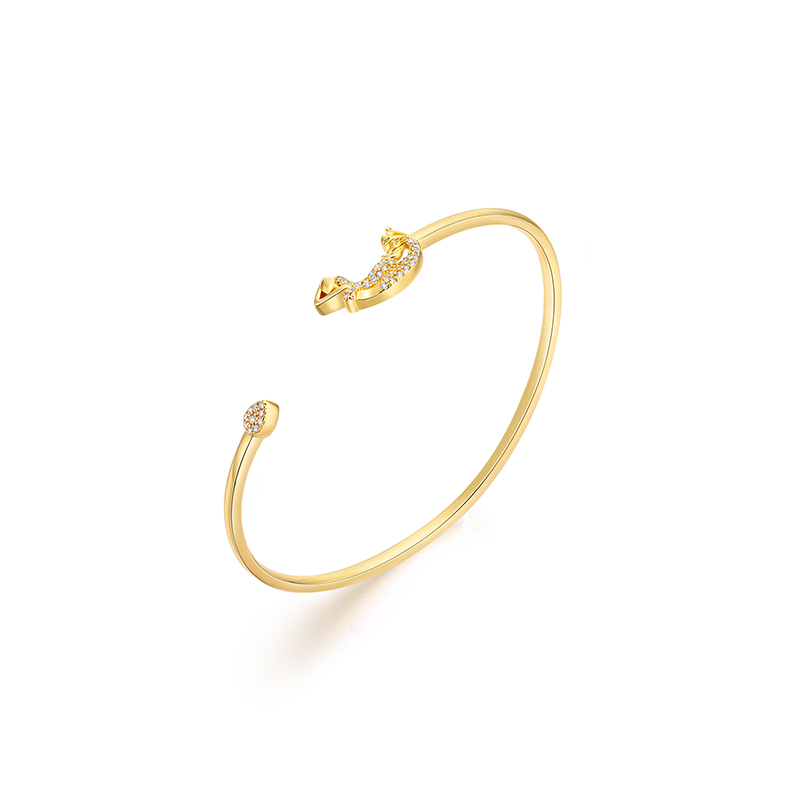 手镯•美人鱼系列 Mermaid open bracelet 美人鱼开口手镯