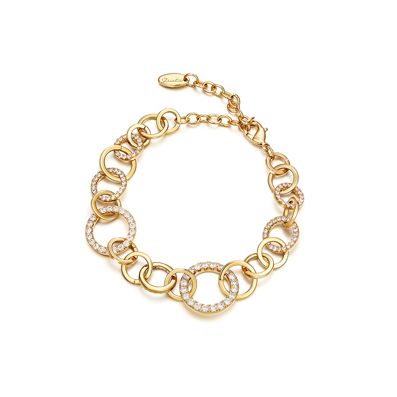 手链•Glam Ever X Akiiiko联名系列 Zircon chain bracelet 锆石链条手链