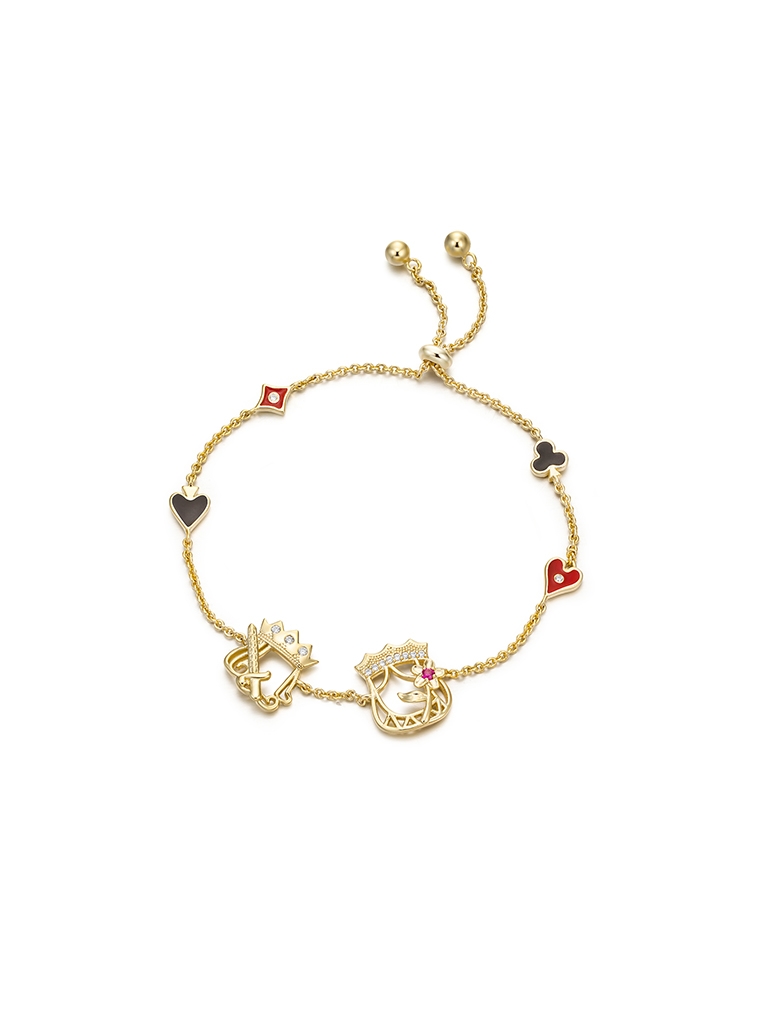手链• 国王皇后系列 King & Queen Bracelet 扑克牌国王皇后手链