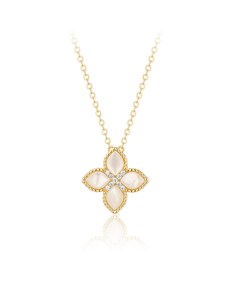 项链•贝母四叶草系列 Clover Necklace 四叶草贝母项链