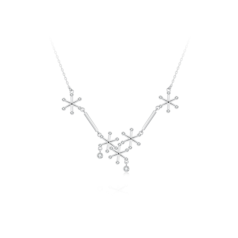 项链•雪花系列 Snowflake necklace 雪花项链