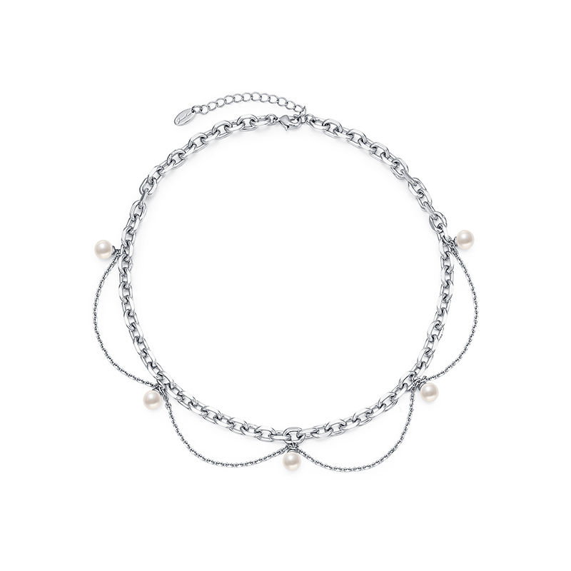 项链•深海秘境系列 Plankton double necklace 浮游生物双层项链