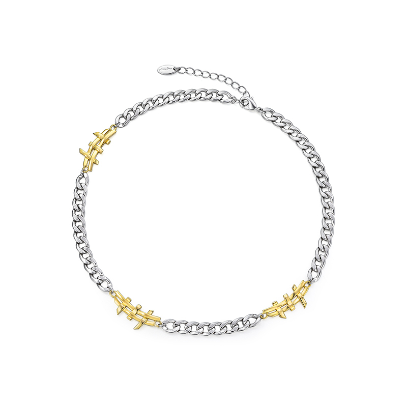  项链•编织系列 Woven splice collarbone chain 编织拼接锁骨链