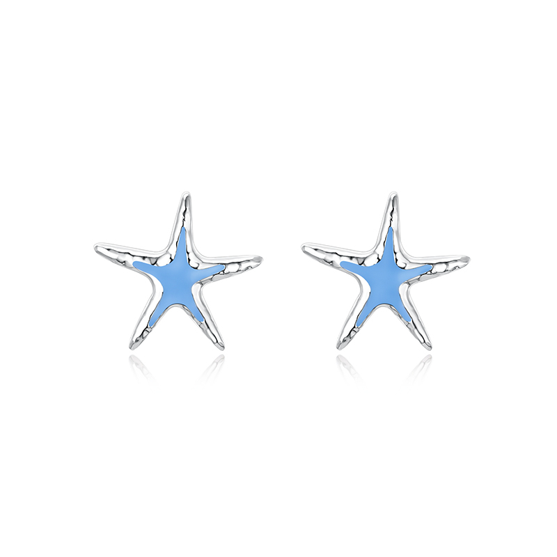 耳环•海岛系列 Starfish stud earrings 海星耳钉