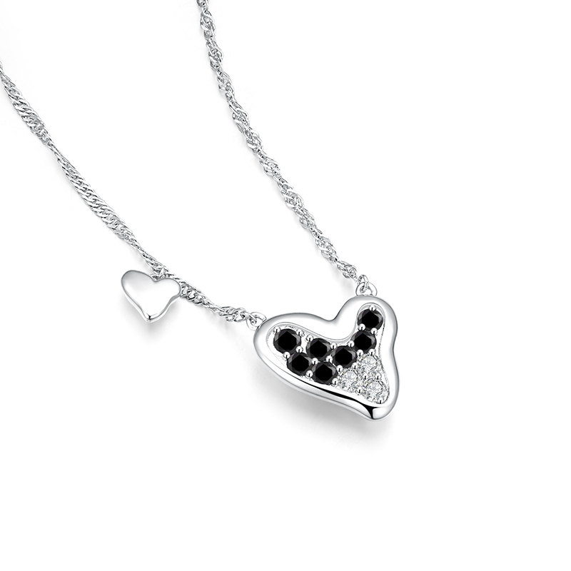 项链•暗夜系列 Night Love necklace 暗夜爱心项链
