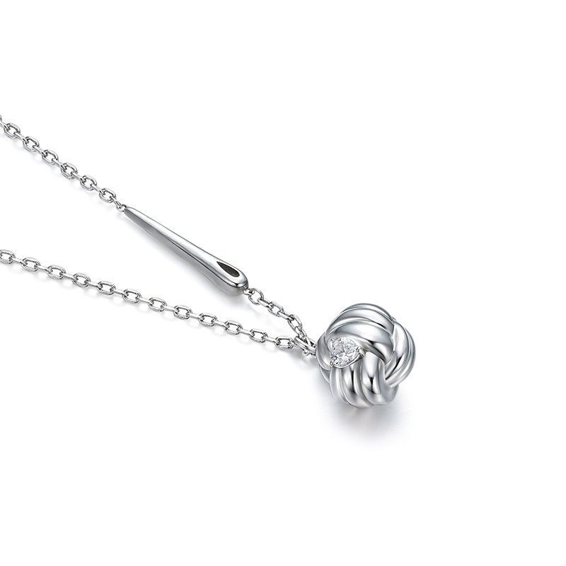  项链•编织系列 Braided knot necklace 编织绳结项链