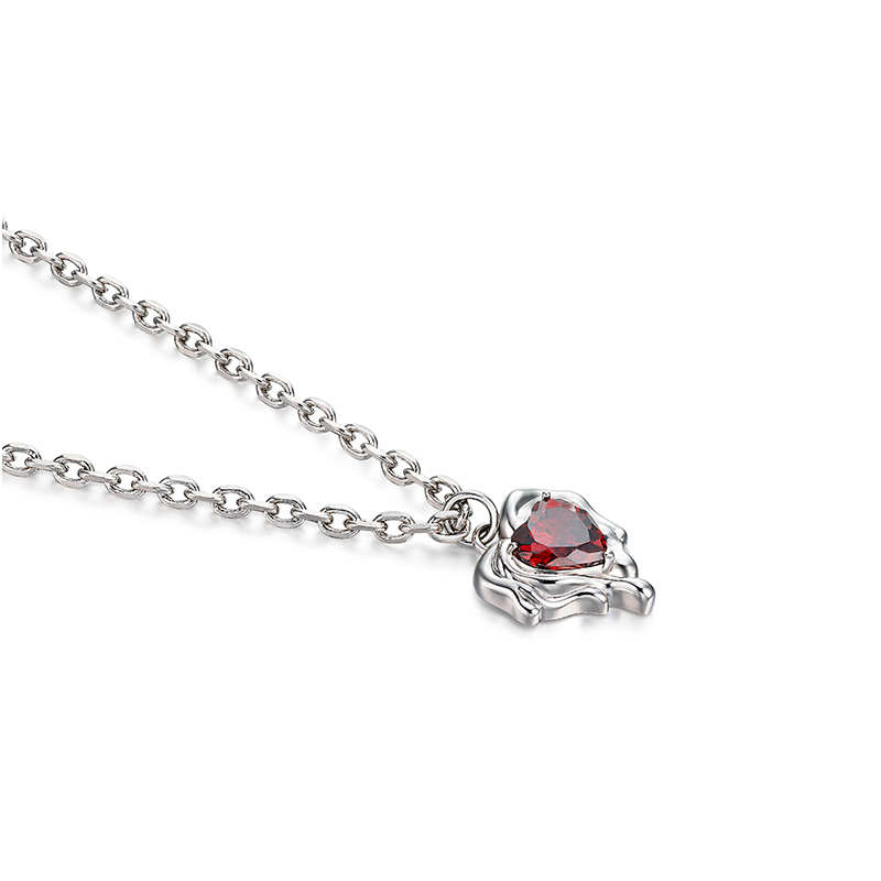 项链•蜡烛系列 Heart-shaped candle heart necklace 心形蜡烛爱心项链