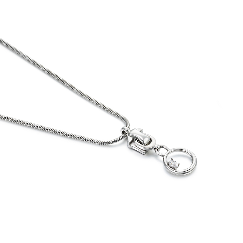 项链•拉链系列 Zipper loop necklace拉链环扣项链