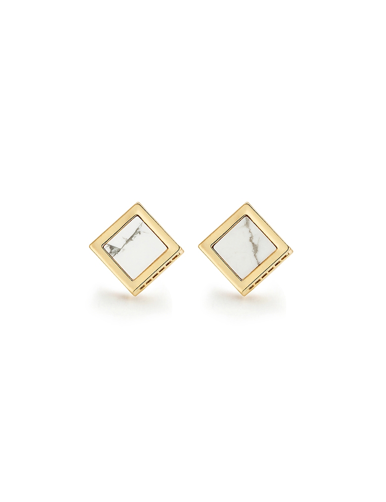耳环• 锆石大理石系列 Bling Marble earnail锆石大理石耳钉