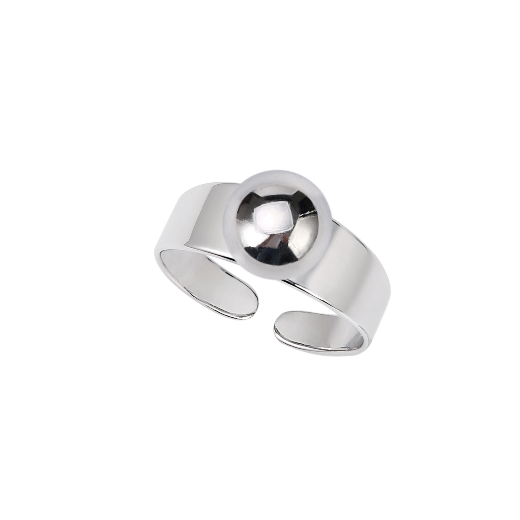戒指• 时尚系列 The More The Merrier convertible ring 可拆卸彩珠开口戒指 戒圈+银色彩珠